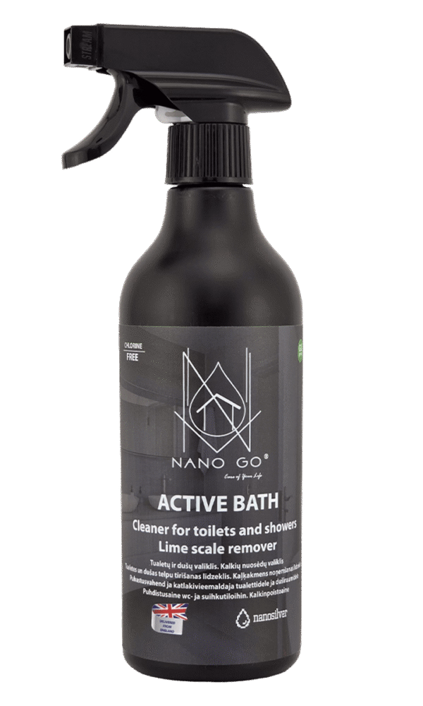 NANO GO Active Bath alkaline bathroom cleaner spray bottle 500ml