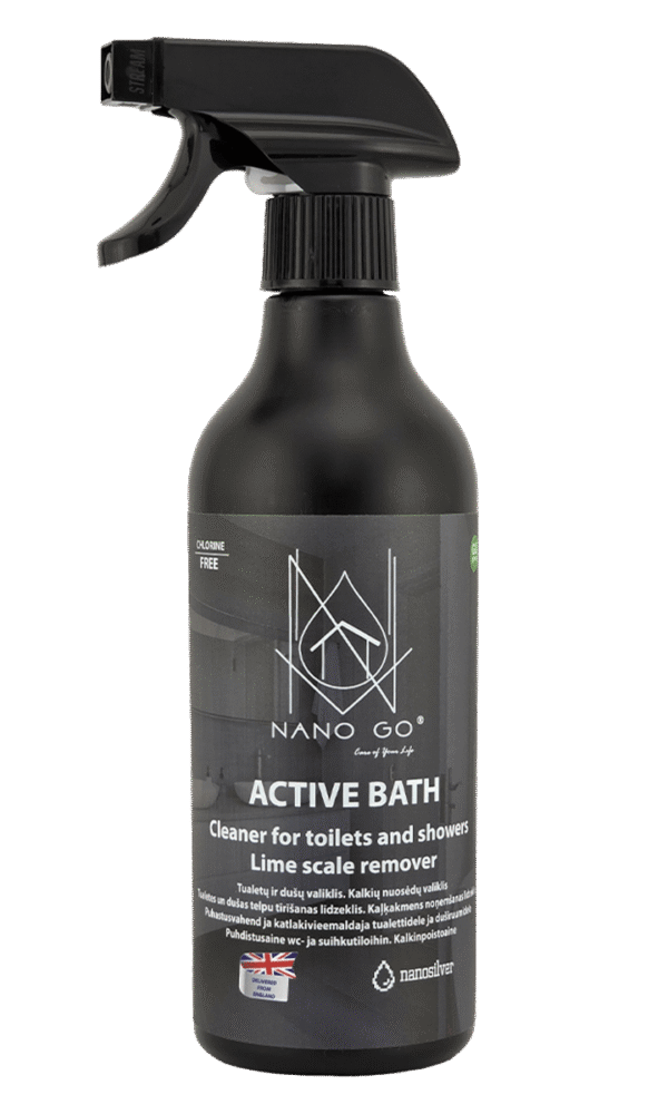NANO GO Active Bath alkaline bathroom cleaner spray bottle 500ml
