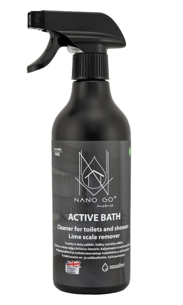 NANO GO Active Bath alkaline bathroom cleaner spray bottle 500ml