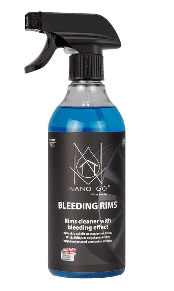 NANO GO bleeding rims wheel cleaner with colour change indicator 500ml