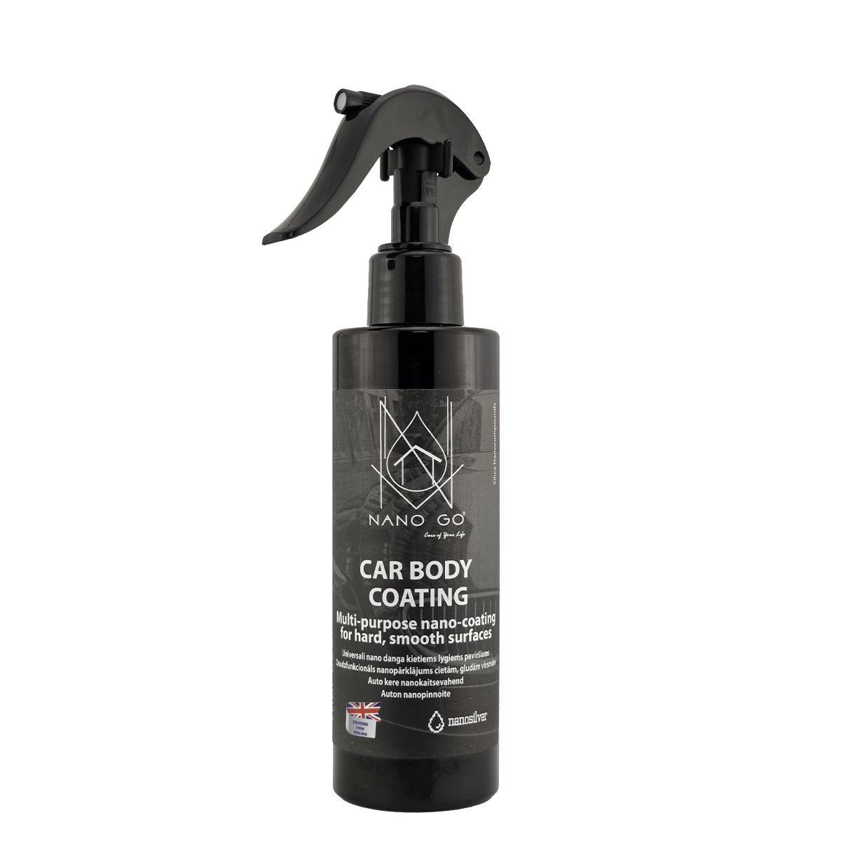 ar Body Coating 200ml | NANO GO NANO GO car body coating hydrophobic nano spray for paint protection 200ml
