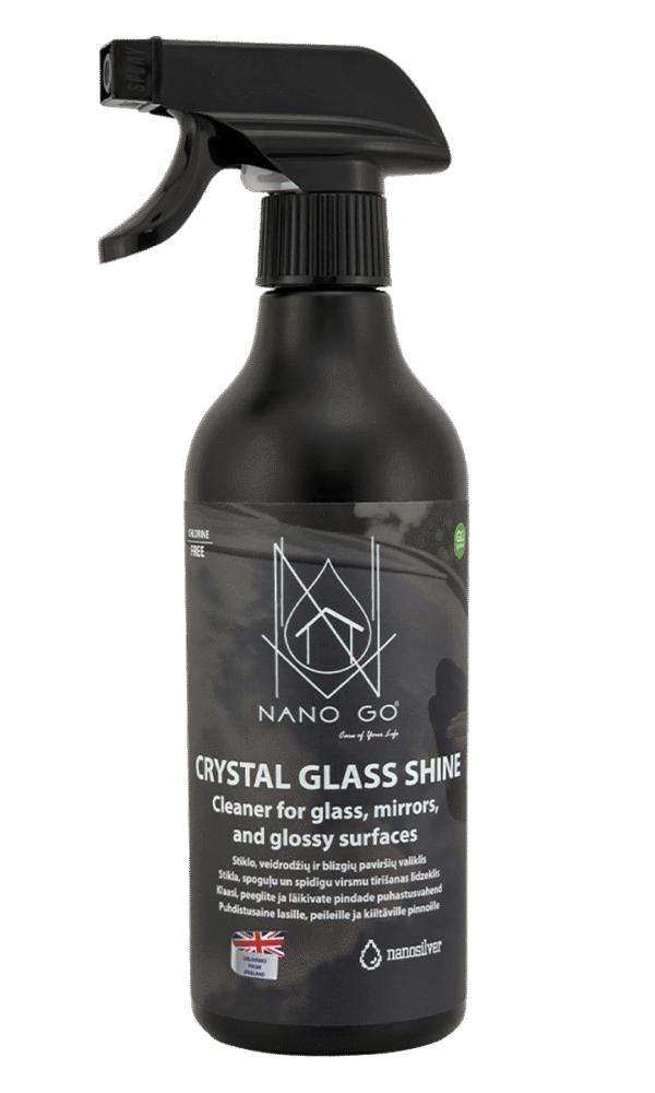 NANO GO crystal glass shine cleaner and polisher for glass and chrome 500ml