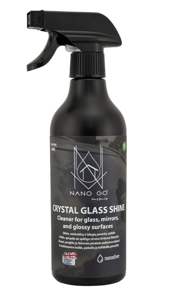 NANO GO crystal glass shine cleaner and polisher for glass and chrome 500ml