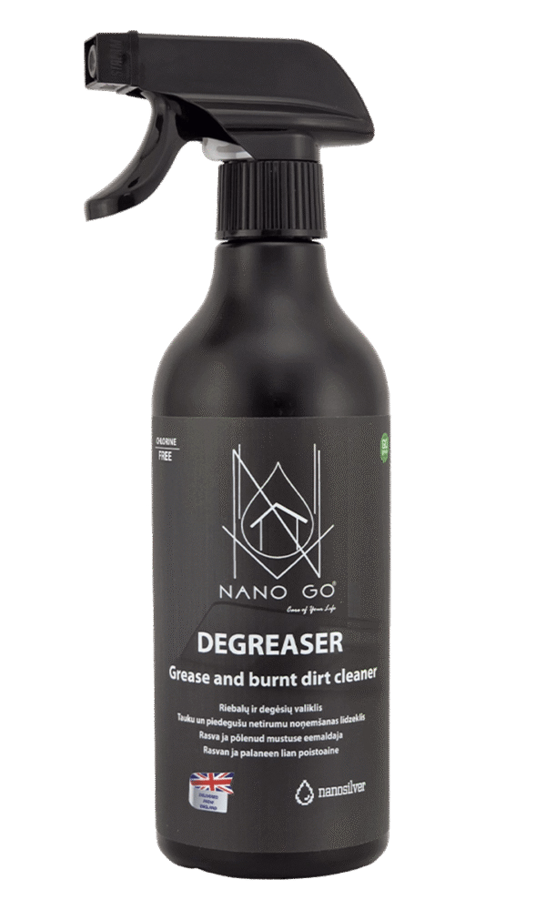 NANO GO degreaser alkaline spray for heavy grease and burnt dirt 500ml