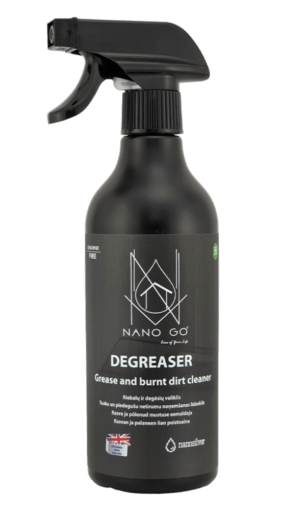 NANO GO degreaser alkaline spray for heavy grease and burnt dirt 500ml
