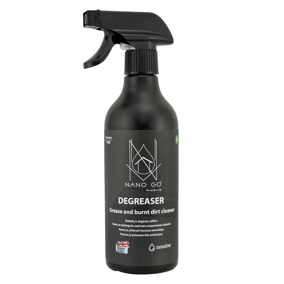 Degreaser 500ml | NANO GO NANO GO degreaser alkaline spray for heavy grease and burnt dirt 500ml