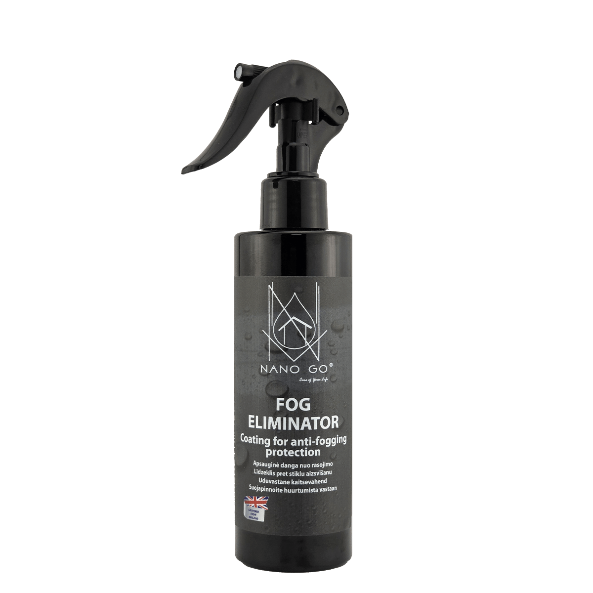 Fog Eliminator 200ml | NANO GO NANO GO fog eliminator anti-fog nano coating for glass and mirrors 200ml