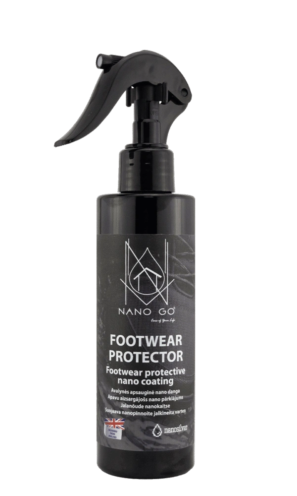 NANO GO footwear protector spray with nanosilver for all shoe types 200ml