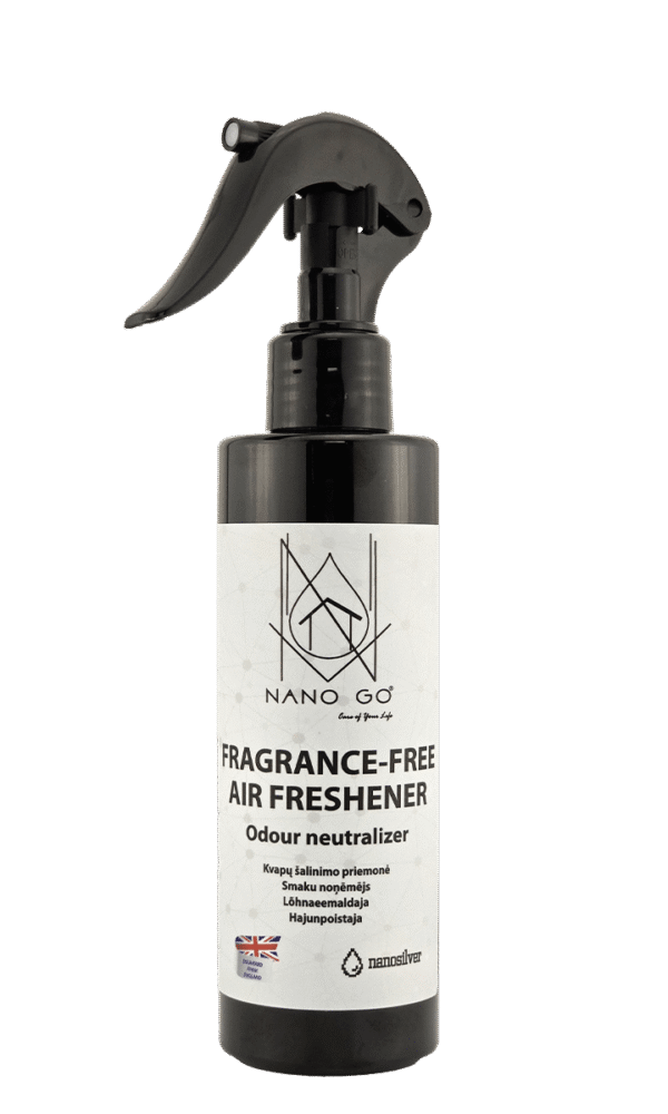 NANO GO fragrance-free air freshener odour eliminator spray 200ml