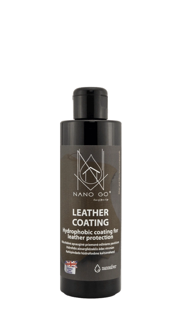 NANO GO hydrophobic leather coating protective polish with nanosilver 200ml
