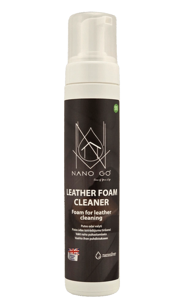 NANO GO leather foam cleaner for shoes furniture and car seats 250ml