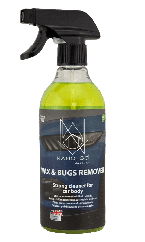 NANO GO wax tar and bugs remover spray for car body 750ml