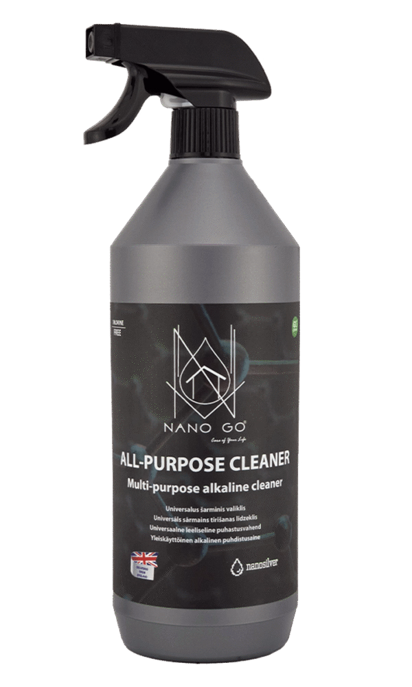 NANO GO all purpose cleaner with nanosilver alkaline formula 1 litre