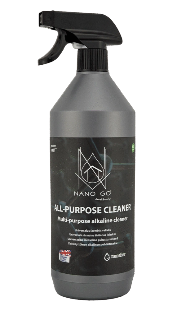 NANO GO all purpose cleaner with nanosilver alkaline formula 1 litre