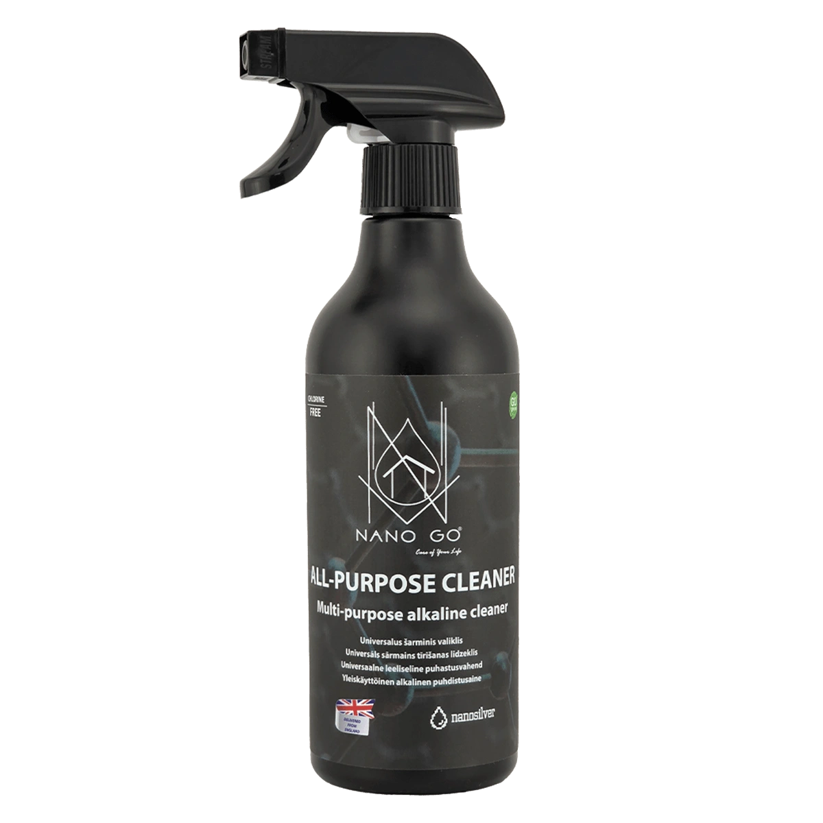 NANO GO all purpose cleaner with nanosilver alkaline spray 500ml