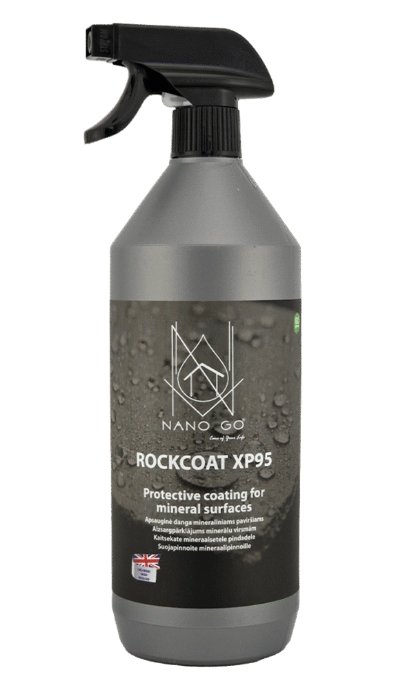 NANO GO Rockcoat XP95 nano coating for concrete brick and stone 1 litre