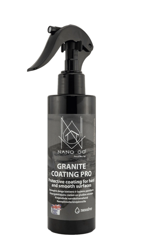NANO GO Granite Coating PRO 200ml bottle – professional hydrophobic stone sealer